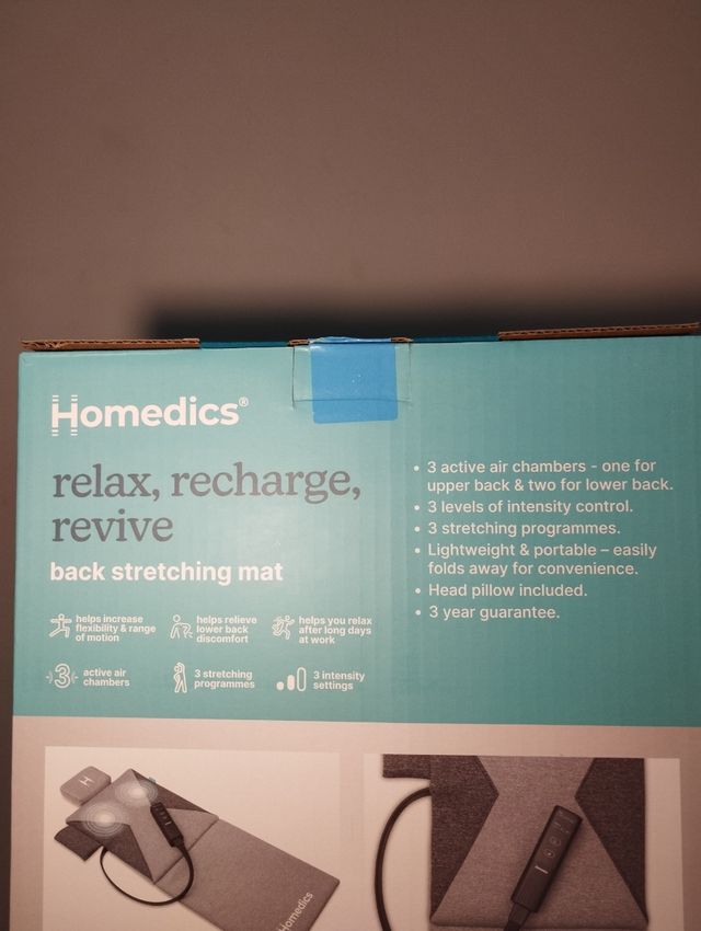 Esterilla de estiramientos Homedics para espalda