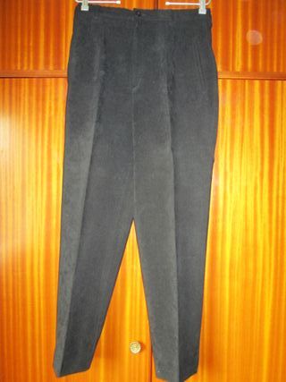 Pantalón premamá antelina negro