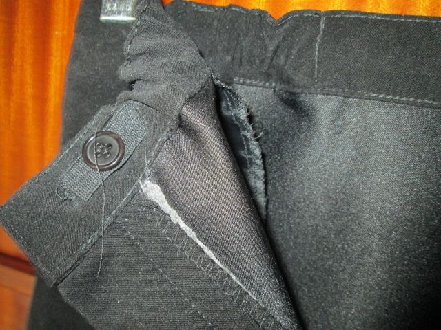 Pantalón premamá antelina negro