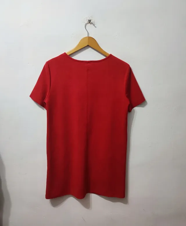 Vestido rojo Zara mujer Talla M
