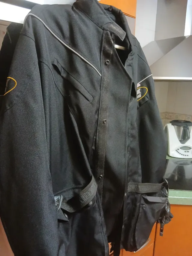 Cazadora de moto para hombre