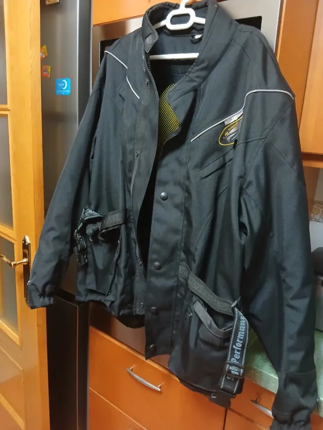 Cazadora de moto para hombre