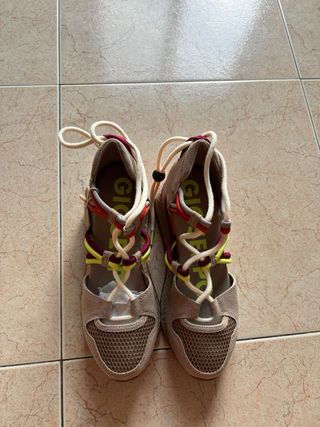 Sandalias Gioseppo Woman Beige Multicolor