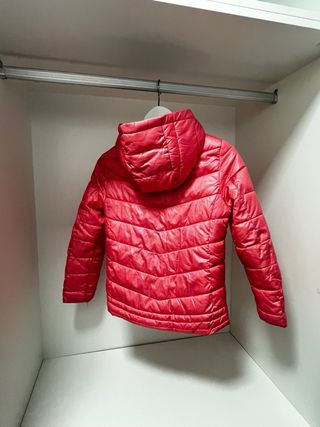 Cazadora acolchada rosa 140cm