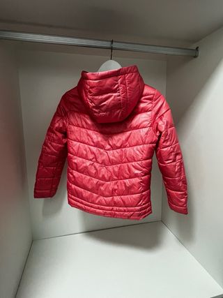 Cazadora acolchada rosa 140cm