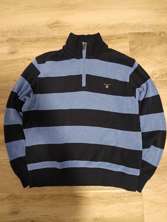 Sudadera GANT rayas azul marino Talla L