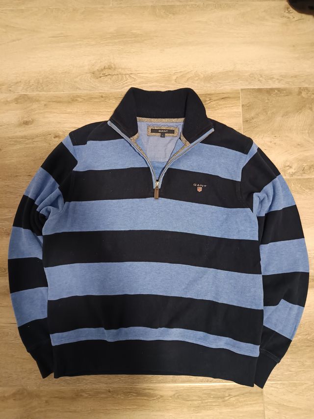 Sudadera GANT rayas azul marino Talla L