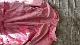 Cazadora vaquera rosa vintage