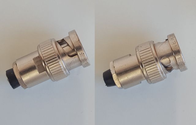 Connettore coassiale maschio/femmina