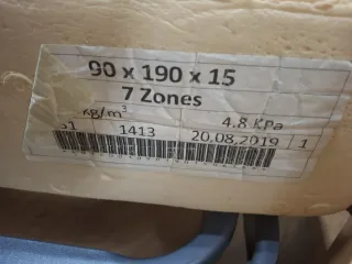 Colchón 90x190x15 cm 7 Zonas