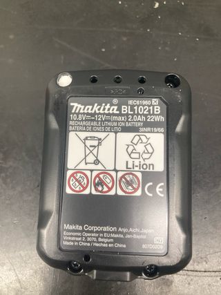 atornillador taladro batería Makita 12V 2.0Ah 