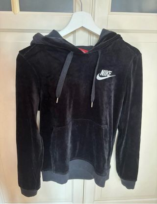 Chándal Nike Negra Terciopelo