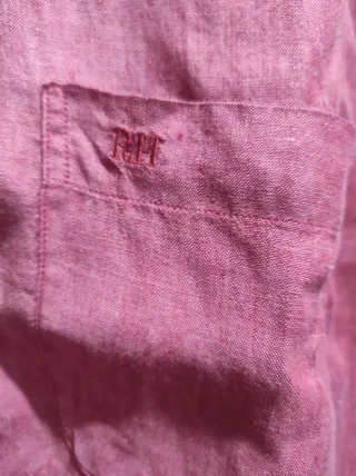 Camisa Pedro del Hierro Roja Manga Corta