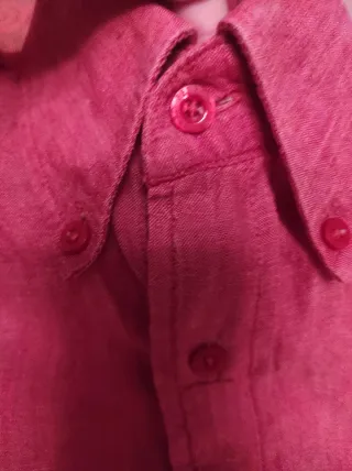 Camisa Pedro del Hierro Roja Manga Corta