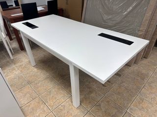¡ESTRENA! Mesa Extensible Blanca (Modelo Lara).