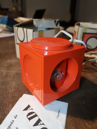 Lampada Dada Arancione Anni '70