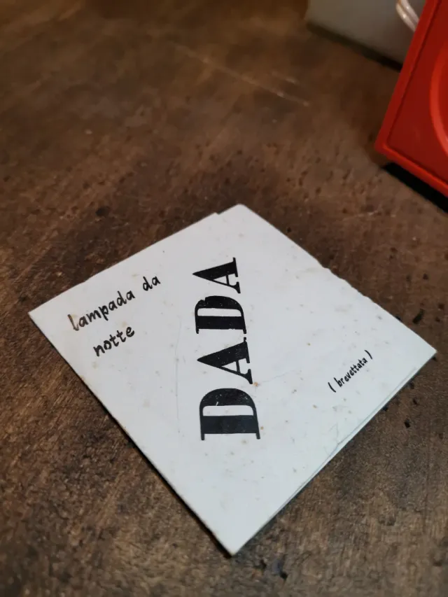 Lampada Dada Arancione Anni '70