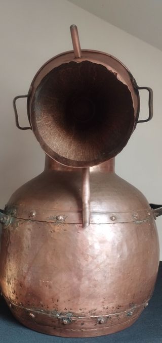 Alquitara de Cobre Martillado de 15L