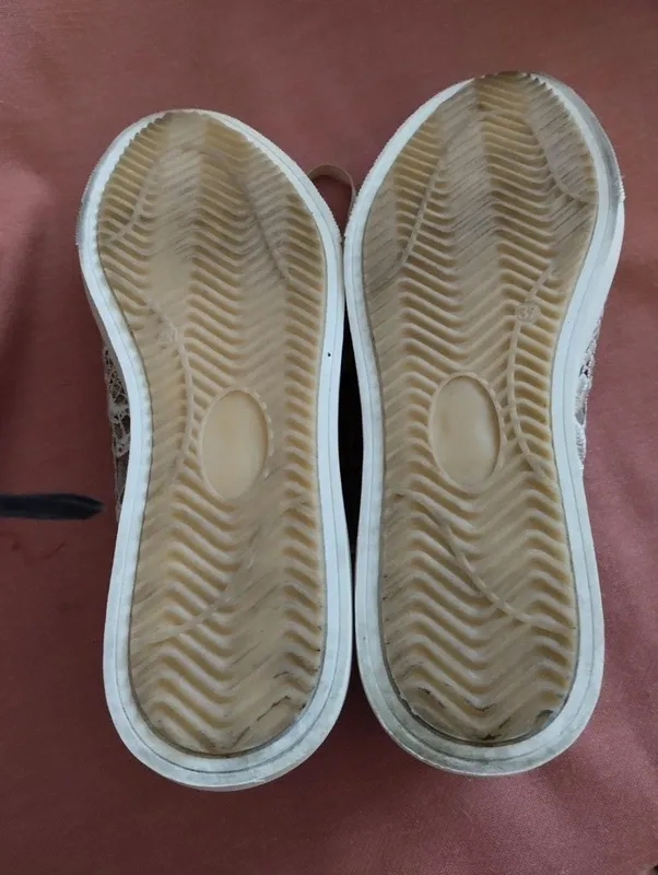 Scarpe donna sneakers pizzo argento