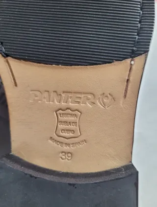 ZAPATO EJECUTIVO UNISEX PANTER TALLA 39.