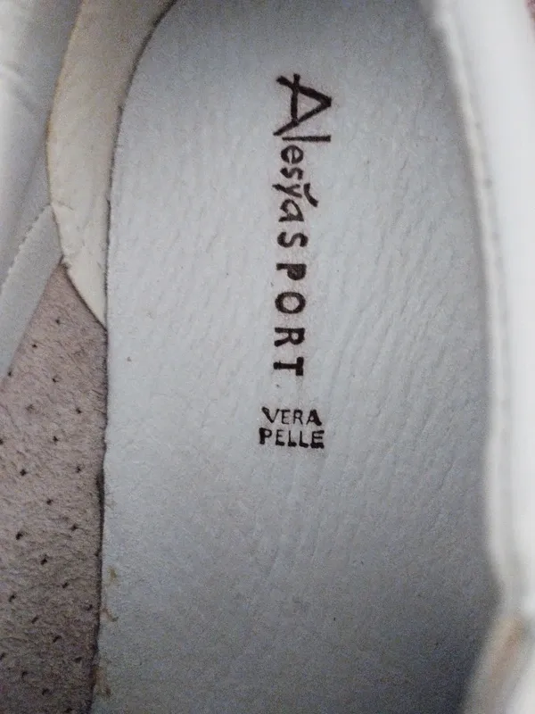 Scarpe donna bianche con lacci