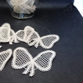 Nodo d'amore pizzo Cantù vintage