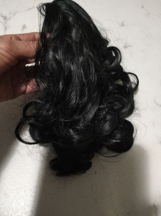 Pinza para pelo con cola rizada