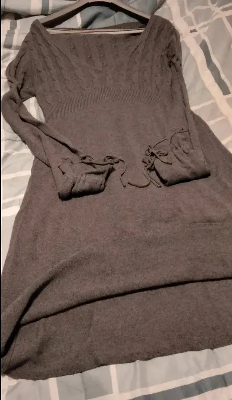 Vestito donna grigio taglia unica