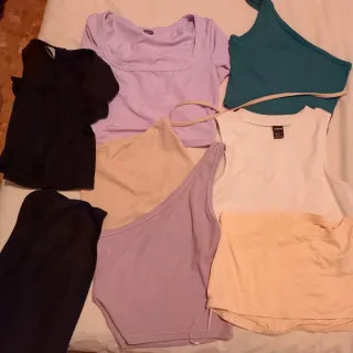 Lote 8 Tops/Camisetas Talla XS