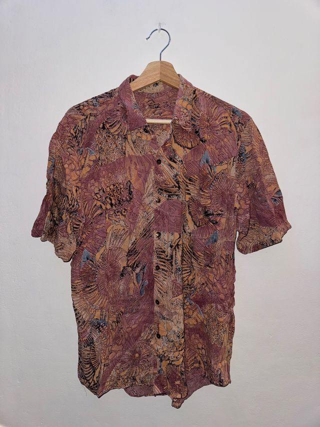 Camisa Vintage Tropical 80s/90s Talla L