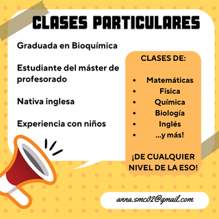 Profesora particular de la ESO