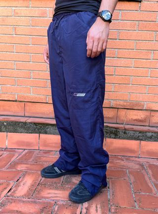 Pantalón Vintage Reebok Trackpants Azul