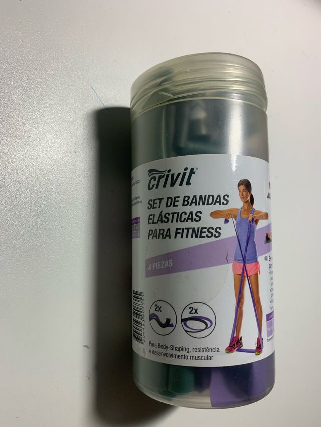 Set Bandas Elásticas Fitness Crivit 4 Piezas