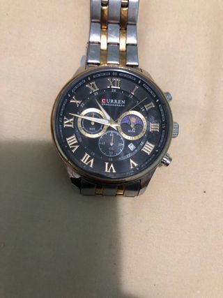 Reloj Curren Cronógrafo Oro y Plata