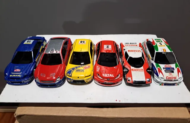 Miniaturas desguace coches de Rally