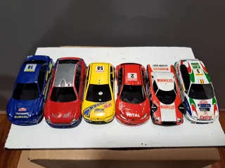 Miniaturas desguace coches de Rally
