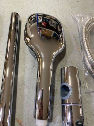 Barra Ducha Cromo 70cm Acero Inoxidable