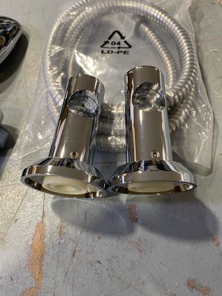 Barra Ducha Cromo 70cm Acero Inoxidable