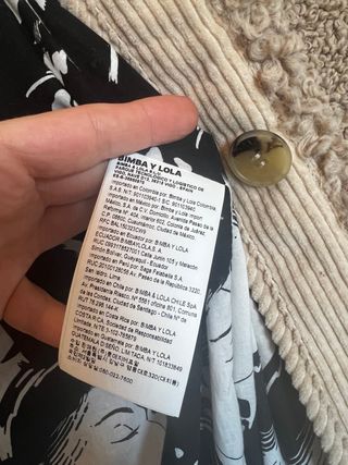 Abrigo borreguito BIMBA Y LOLA Talla S