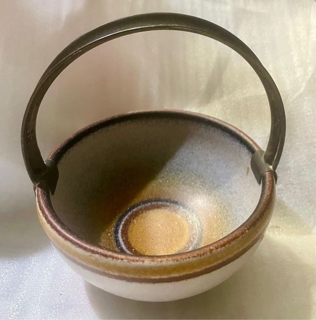 cerámica Maestro Serra, gran asa de plata pura