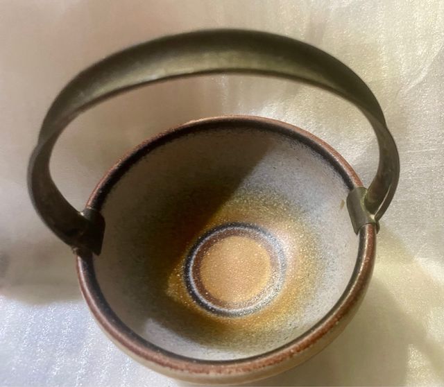 cerámica Maestro Serra, gran asa de plata pura