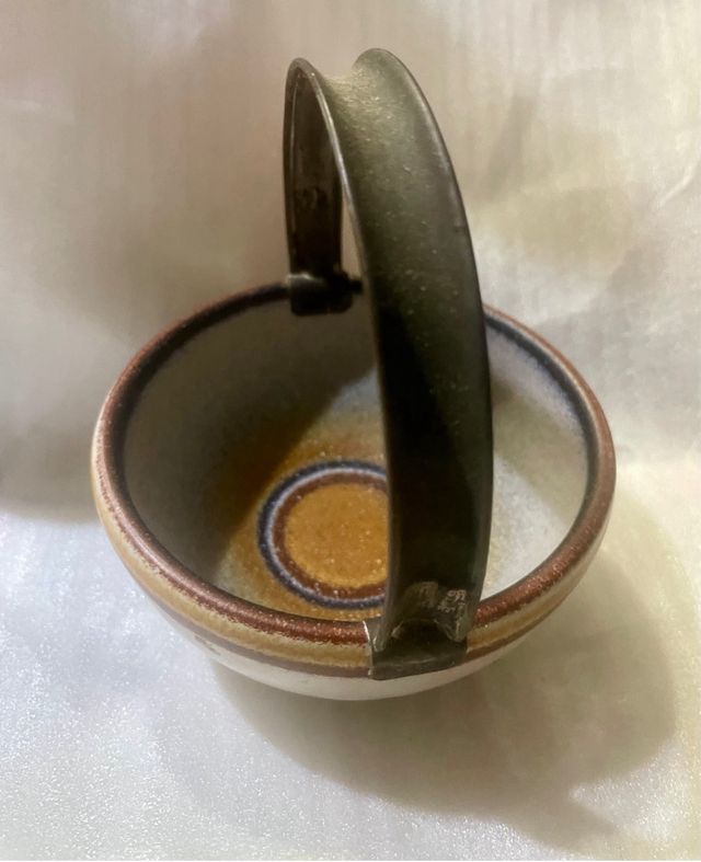 cerámica Maestro Serra, gran asa de plata pura