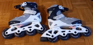 Patines Oxelo Fitness Fit 3 Talla 29-32 y bolsa