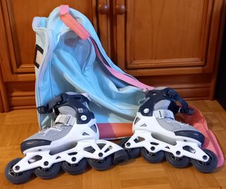 Patines Oxelo Fitness Fit 3 Talla 29-32 y bolsa