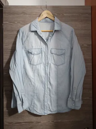 Camisa vaquera azul