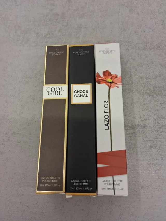 Lote 3 Mini Colonias Reyes Queens Parfum
