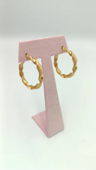 Pendientes de oro de 18kt.