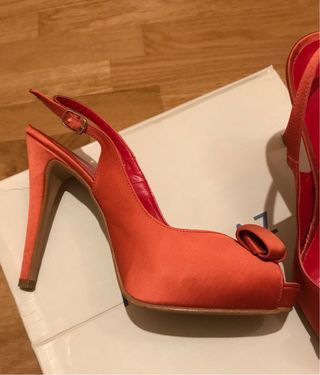 Sandalias Marypaz Talla 38 color Coral