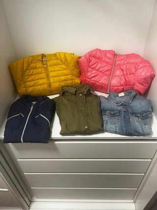 Lote cazadoras niña 9-10 años (140 cm)