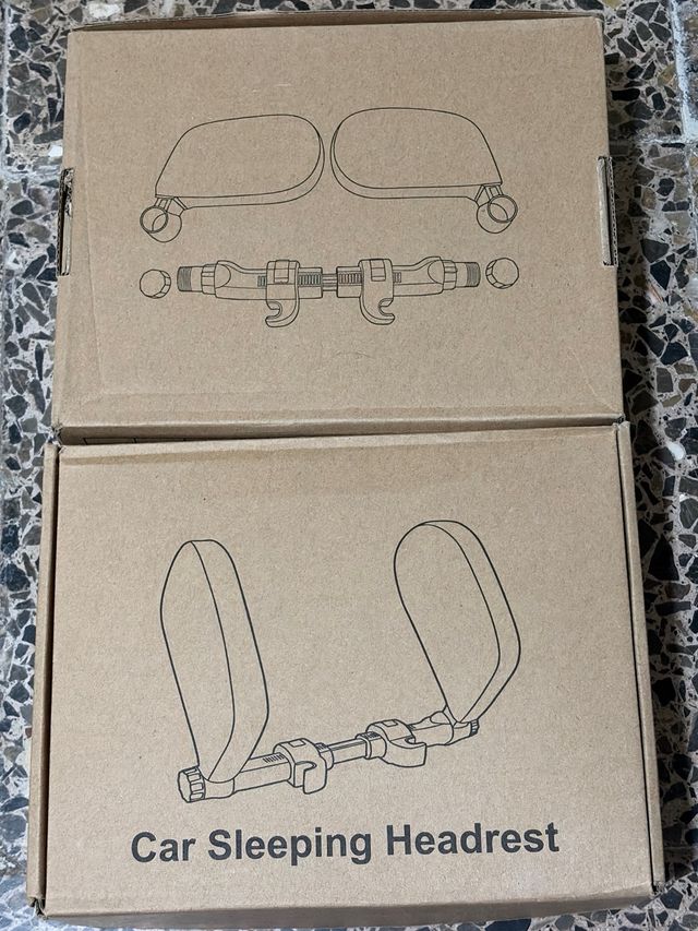 Reposacabezas coche negro